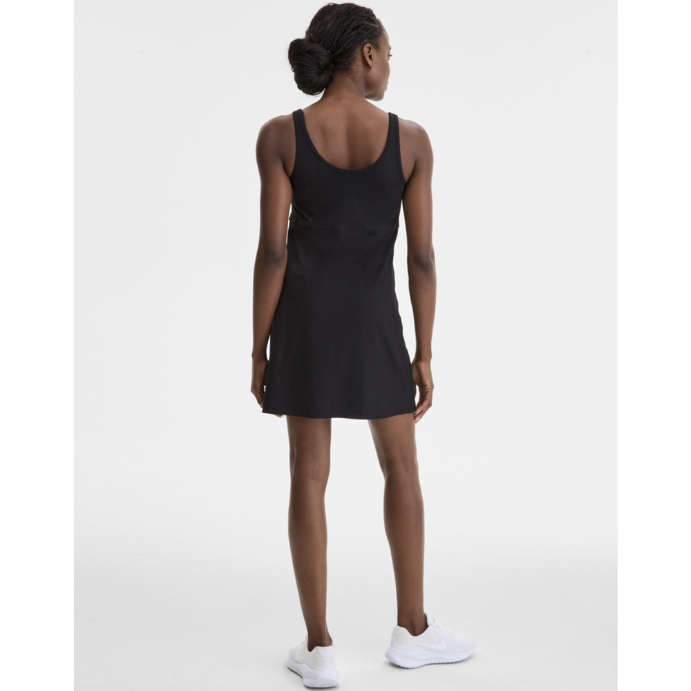 ID Ideology Women Performance Ribbed Sleeveless Dress Black Size M - Picture 6 of 6